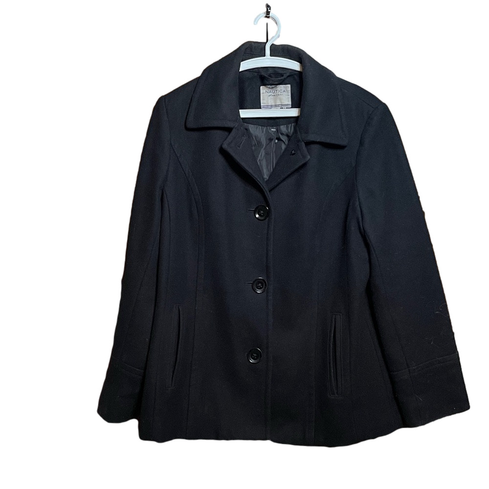 Nautica Classic Black Coat